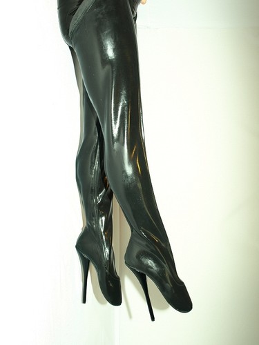 Bottes ballet latex - en,