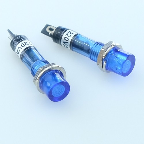 Voyant néon 220vac bleu - néon,