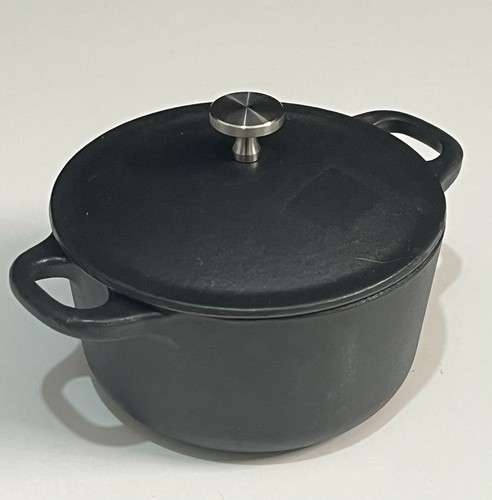 Mini cocotte ronde noir - cocotte, en