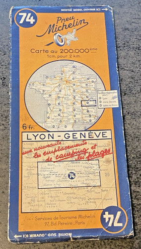 Carte michelin lyon - michelin, n°