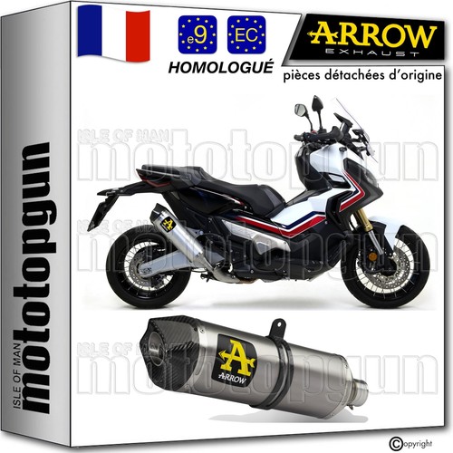Arrow pot echappement - pot, approuve