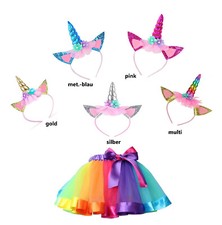 Fille Licorne Fête Tulle Tutu