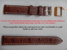 22 mm BRACELET FACON AUTRUCHE