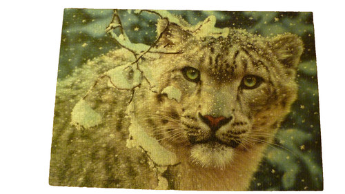 Puzzle léopard des neiges - puzzle,