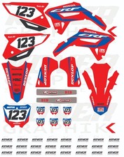 stickers Kit deco  honda CRF autocollant moto kit deco stickers