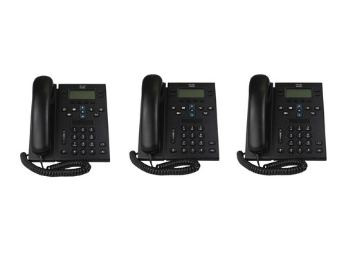 Téléphone voip noir - téléphone,