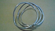 Bracelet jonc anneaux nina - bracelet,