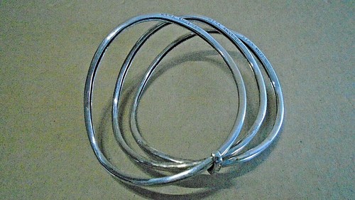 Bracelet jonc anneaux nina - 3,