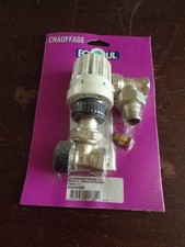 Kit radiateur thermostatique 15x21 purgeur + coude de réglage 62454858 - ECOUL