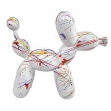 Statue en résine chien ballon