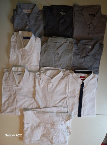 Lot chemises blanches - de, 10