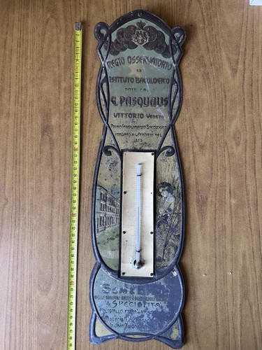 Ancien thermomètre baromètre - ancien,