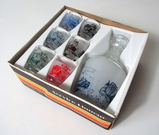 service à liqueur coffret Vintage