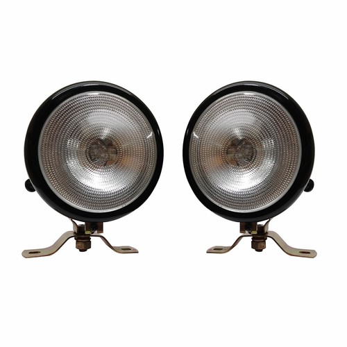 Set 2pcs noir charrue lampe - set,