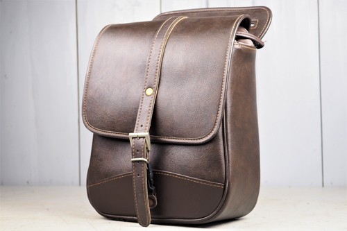 Sacoche cuir marron - marron, harley