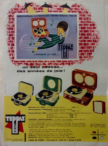 Publicite electrophone - publicite,