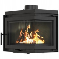 CHEMINÉE D'ANGLE EN FONTE