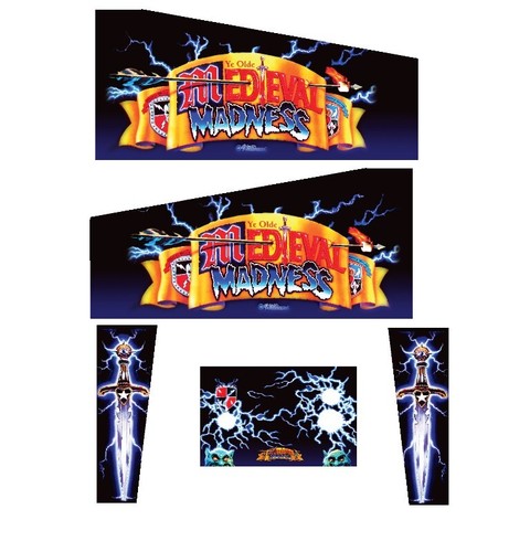 Stickers medieval madness pour - stickers,