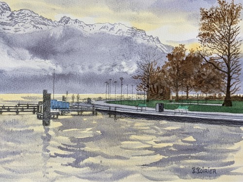 Tableau aquarelle peinture - aquarelle,