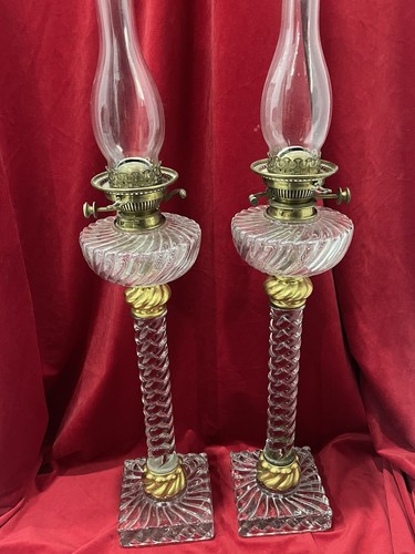 Paire grandes lampes à - paire,