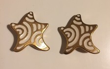 Boucles d’oreilles clips Couture Per Spook 1980 Vintage 