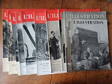 Revue l'Illustration - 14 numéros de guerre 1940/1941 - Propagande allemande- BE