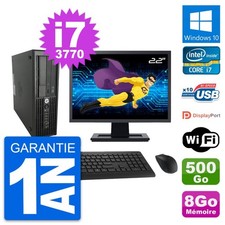 PC HP Z220 SFF Ecran 22" Intel