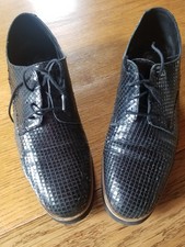 CHAUSSURES derbies en cuir ,couleur noire