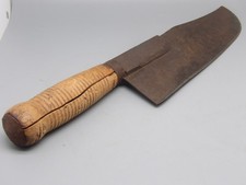 ANCIENNE FEUILLE DE BOUCHER  LA PARFAITE COUPERET DE CUISINE OLD TOOLE