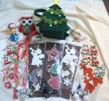 décorations de noel -  40 objets petits et grands - détails dans le texte