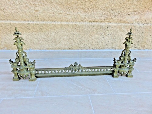 Garniture cheminee chenets - cheminee,