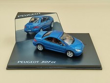 1/43 Peugeot 307 CC "Coupé Cabriolet" Bleu Recif 2003 Norev ref: 473761