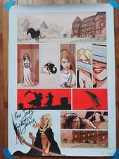 BRIGITTE LAHAIE Affiche dessin numérotée et dédicacé Festival du film de fesses