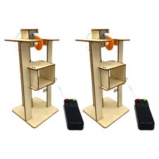  2 pièces bricolage ascenseurs Puzzle faisant le Kit bricolage ascenseur