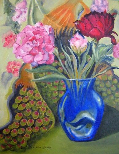 Still life flowers - flowers, art