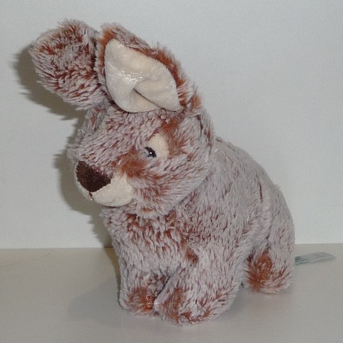 Doudou lapin nicotoy marron - doudou,