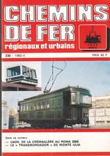 CHEMINS DE FER REG. & URBAINS N°230 LAON CREMAILLERE AU POMA 2000 /TRANSBORDADOR