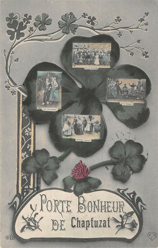 Cpa porte bonheur de - cpa,