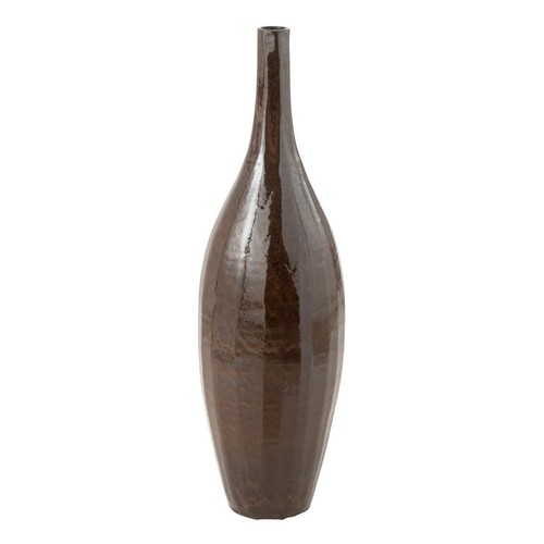 Vase bouteille terre cuite - en,