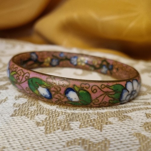 Bracelet vintage chine émaux - vintage,