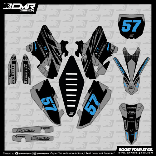 Set graphiques pour yamaha yzf - graphiques,