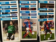 LOT 13 FICHES CARTES CARD ONZE