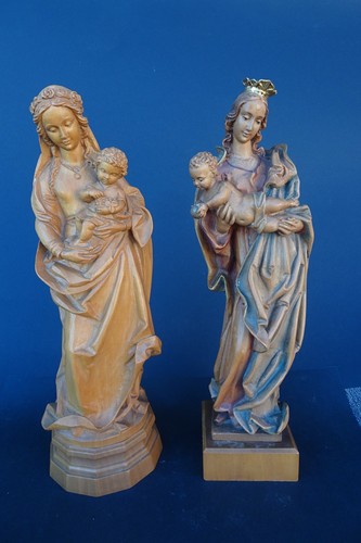 Deux sculptures bois - deux,