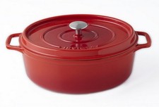 invicta daubière en fonte émaillée 29cm rubis puv403290 