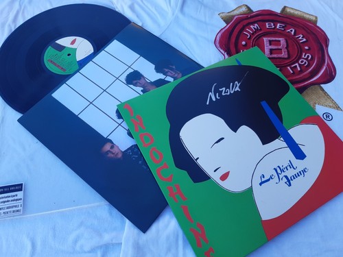 Indochine autographe nicola - autographe, lp