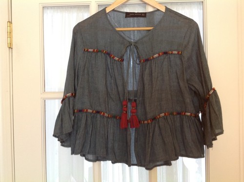 Zara embroidered and beads - zara,