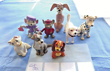 Lot de 8 figurines de la belle et le clochard, Bernard et Bianca, Aristochats,