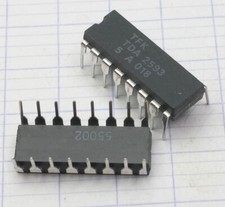 1x TFK TDA2593 circuit intégré DIP 16 pins. TDA 2593. Prix pour une pièce