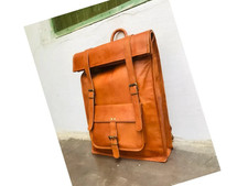 Sac dos cuir véritable - à, en
