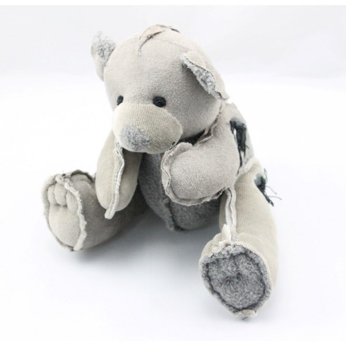 Doudou ours gris articulé